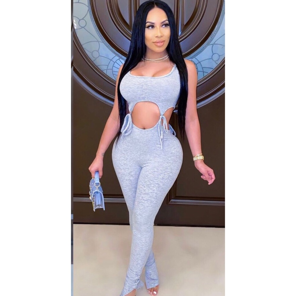 Grey jumpsuit